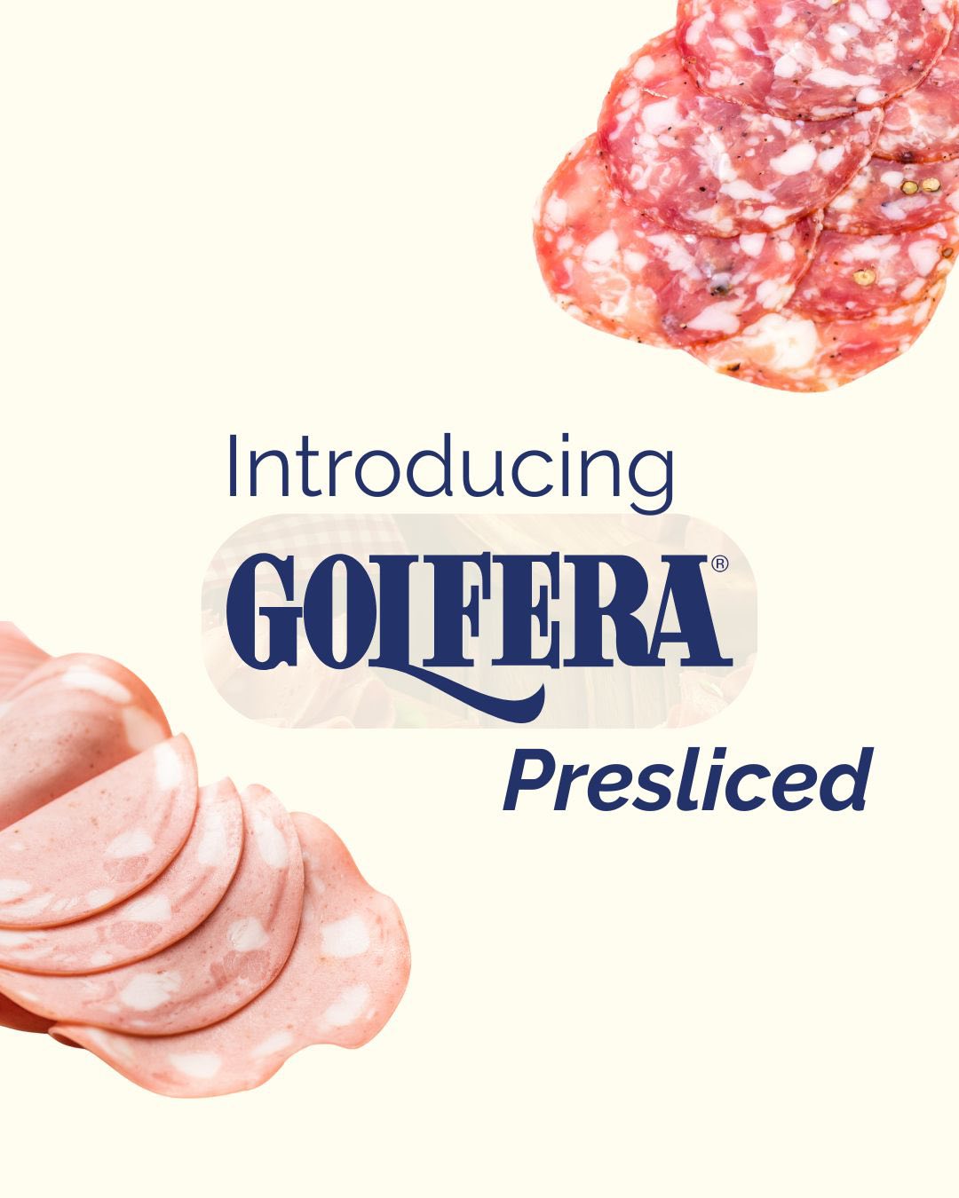Golfera Pre Sliced Specialties 10/3oz. pk. Original Golfetta Salami.