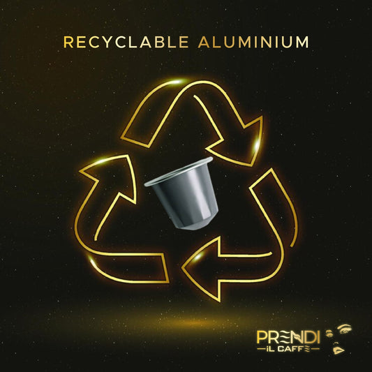 Prendi Prendi Espresso Napoli Crema Espresso Coffee 10 Aluminum capsules Made in Italy.