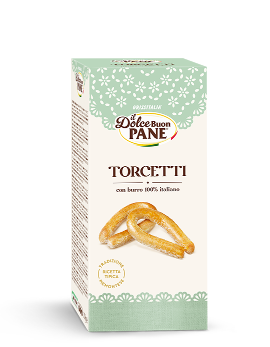 Grissitalia Bakery TORCETTI ITALIAN TWISTED BUTTER COOKIES Biscotti . MADE IN ITALY.
