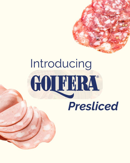 Golfera Pre Sliced Specialties 10/3oz. pk. Original Golfetta Salami.