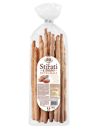 Grissitalia Artisanal Breadsticks Wholewheat 200g.