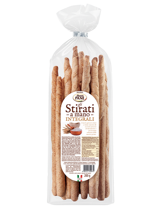 Grissitalia Artisanal Breadsticks Wholewheat 200g.