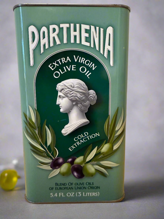 Parthenia Extra Virgin Olive Oil 3lt. Made in Italy.