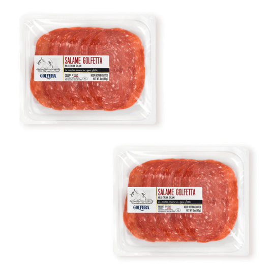 Golfera Pre Sliced Specialties 10/3oz. pk. Original Golfetta Salami.