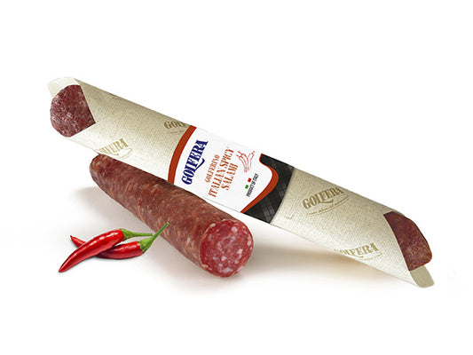 Golfera Golferino Spicy Italian Salami 6.59oz 15pk.