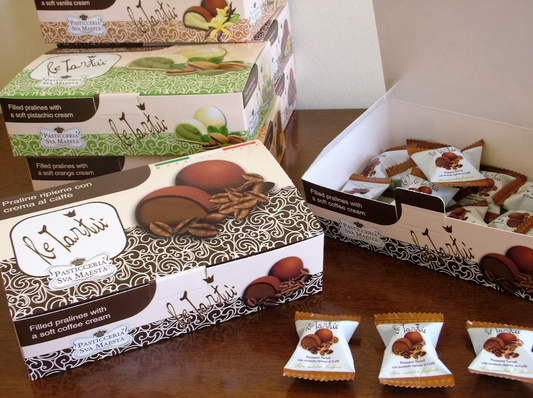 Pasticceria Sua Maesta ReTartu Coffee Cream Filled Pralines 3.5oz.