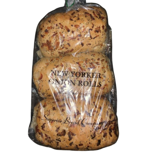 Superior Bakery New Yorker Onion Rolls 6pk Onion Rolls Superior Bakery   