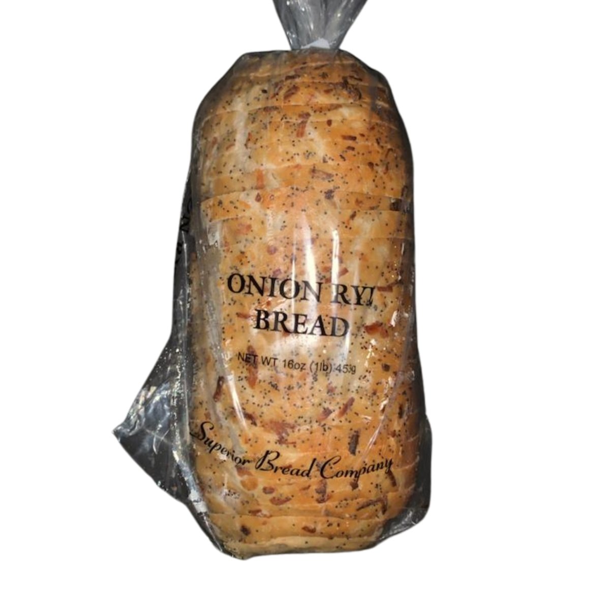 Superior Bakery Onion rye 16oz Onion Rye Bread Superior Bakery   