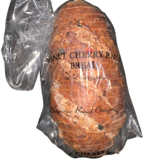 Superior Bakery Walnut Cherry Raisin Bread 16oz. WalNut Superior Bakery   